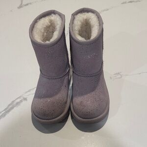 Sparkly Purple Ugg boots toddler size 10